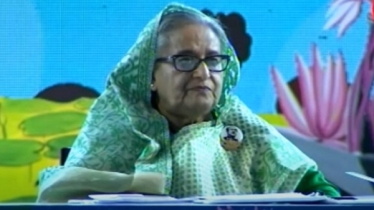 টুঙ্গিপাড়ায় শিশু সমাবেশে প্রধানমন্ত্রী