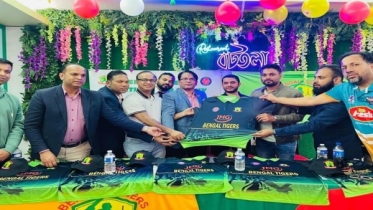 ফ্রান্সে‌ বেঙ্গল টাইগার্স স্পোর্টিং ক্লাবের ক্রিকেট জার্সি উন্মোচ