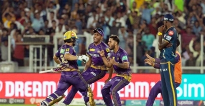 হ্যাটট্রিক ও শেষ ওভারে ৫ ছক্কার ম্যাচে নাটকীয় জয় কেকেআরের