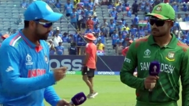 ভারতের বিপক্ষে ব্যাটিংয়ে বাংলাদেশ, নেই সাকিব ভারতের বিপক্ষে ব্যাটিংয়ে বাংলাদেশ, নেই সাকিব