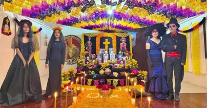 মেক্সিকোতে ‘দিয়া দ্য লস মুয়ের্তোস’ দিবস পালন মেক্সিকোতে ‘দিয়া দ্য লস মুয়ের্তোস’ দিবস পালন