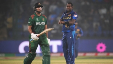 বাংলাদেশের সঙ্গে হাত মেলায়নি শ্রীলঙ্কা বাংলাদেশের সঙ্গে হাত মেলায়নি শ্রীলঙ্কা