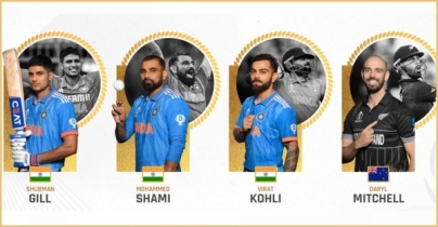 চার ক্রিকেটারের তিনজনই ভারতীয়, নেই চ্যাম্পিয়ন অস্ট্রেলিয়ার কেউ