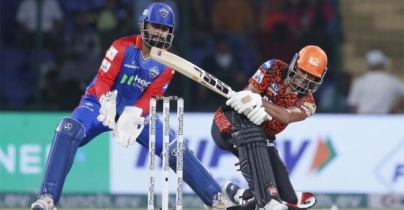 ৫ ওভারে ১০০, ২০ ওভারে ২৬৬ হায়দরাবাদের ৫ ওভারে ১০০, ২০ ওভারে ২৬৬ হায়দরাবাদের