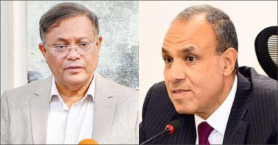 মিশরের নতুন পররাষ্ট্রমন্ত্রীকে হাছান মাহমুদের শুভেচ্ছা মিশরের নতুন পররাষ্ট্রমন্ত্রীকে হাছান মাহমুদের শুভেচ্ছা