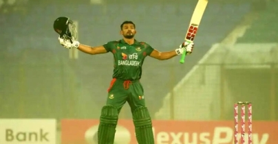 ক্যারিয়ারসেরা ইনিংসে দলকে জিতিয়ে ম্যাচসেরা শান্ত